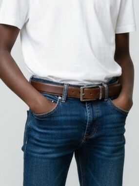 Bally belt buckle silver